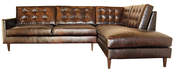 Fresco Leather Sectional